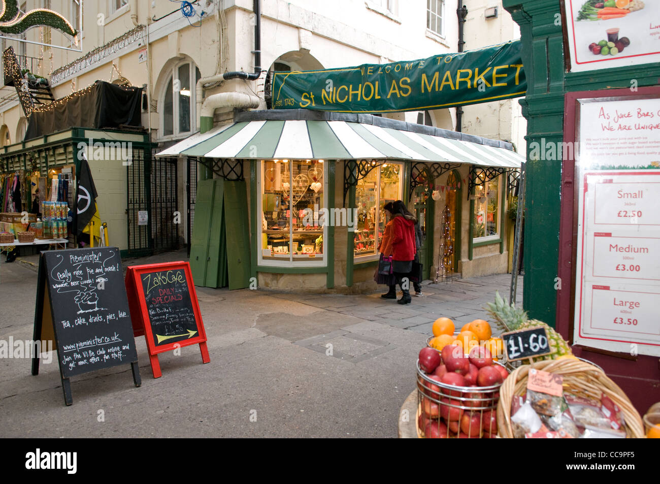 St Nicholas Market, Bristol, UK Stockfoto