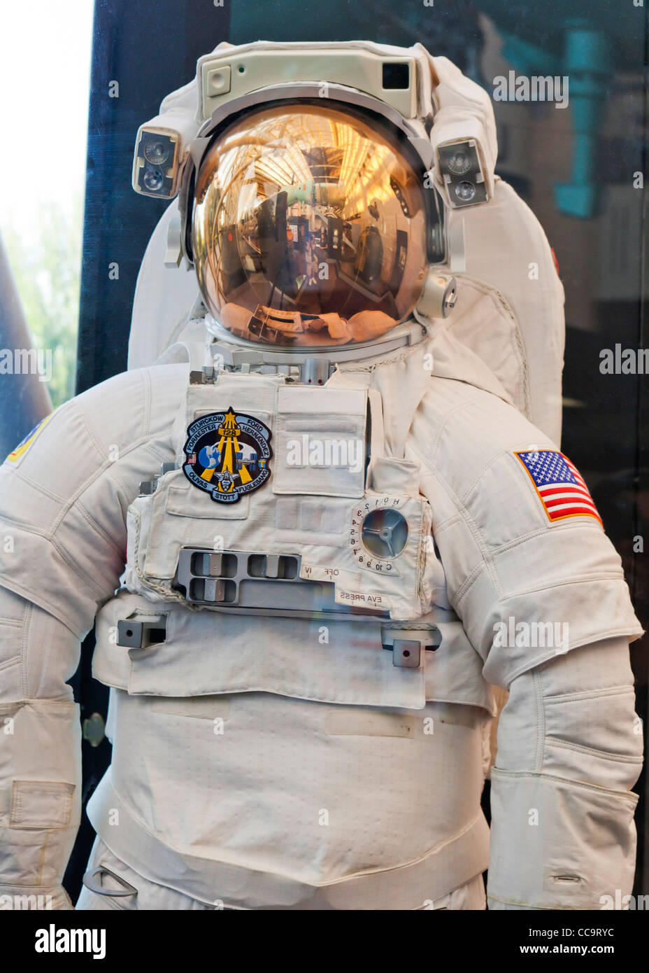 US-Astronaut Raumanzug - USA Stockfoto