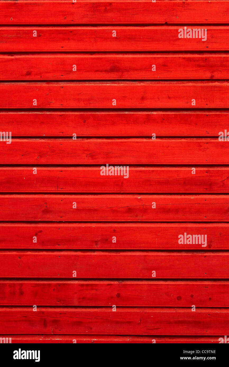 Hintergrundbild aus farbigen Holzplatten Stockfoto