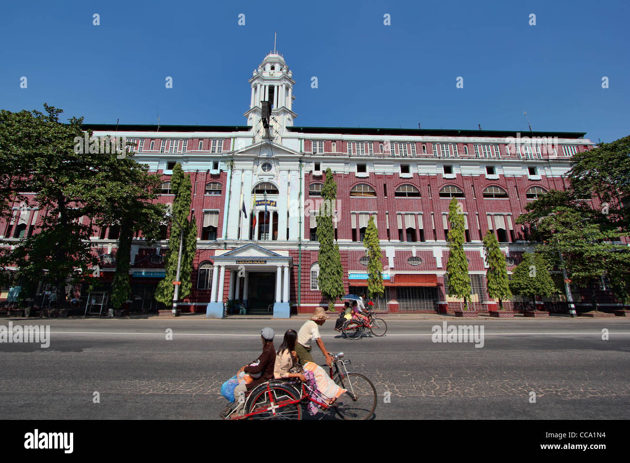 Zollhaus, Yangon | Myanmar (Burma) Stockfoto