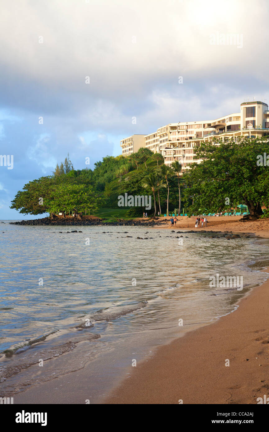 St. Regis Resort, Hanalei Bay, Princeville, Kauai, Hawaii. Stockfoto