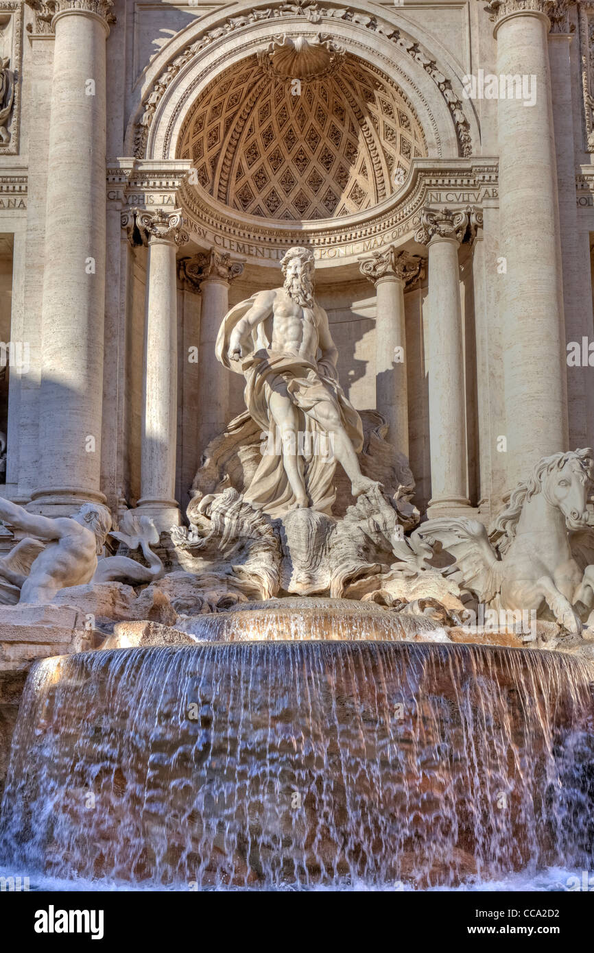 Trevi-Brunnen in Rom Stockfoto