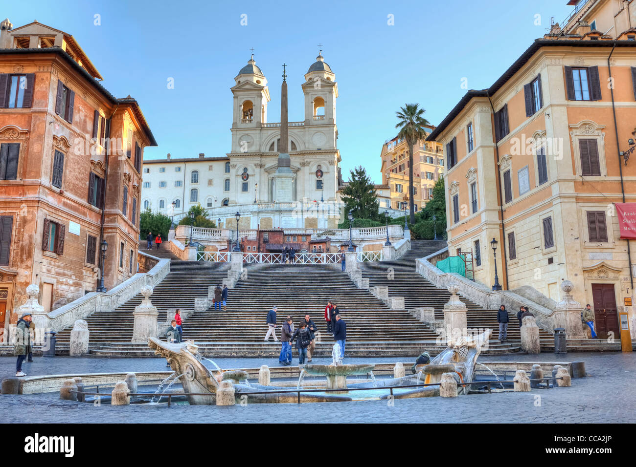 Spanische Treppe in Rom Stockfoto