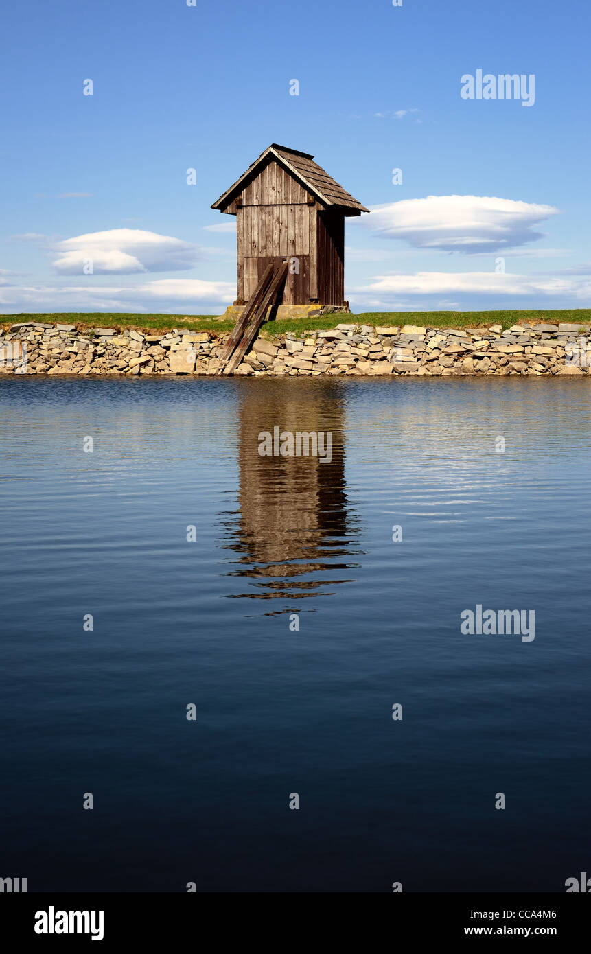 See Ottergrund in Banska Stiavnica, Slowakei Unesco Stockfoto