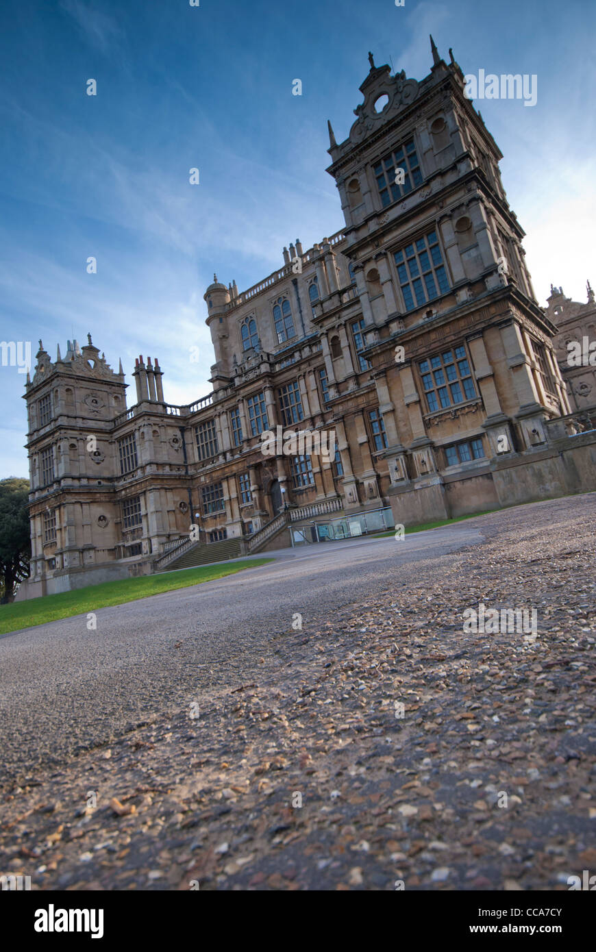 Wollaton Hall, Nottingham, England. Als Standort für Wayne Manor im Batman-Film The Dark Knight Rises Stockfoto