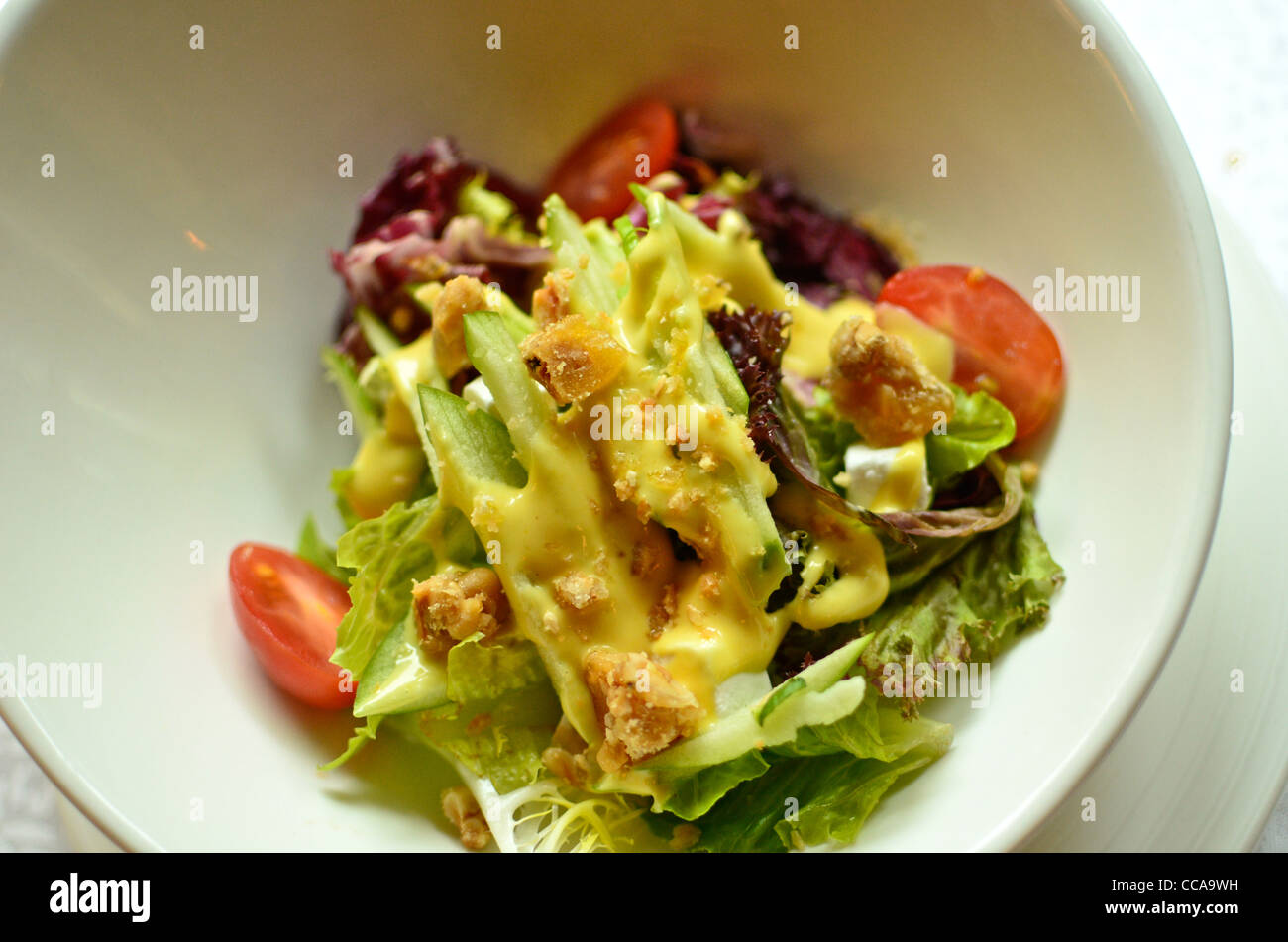 Garten Salat Stockfoto
