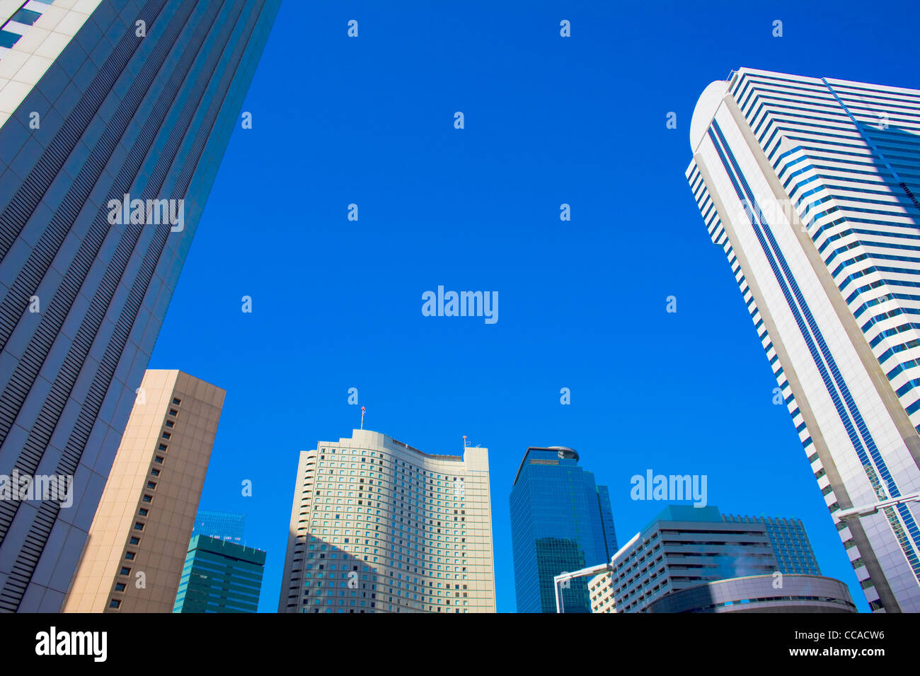 Die Wolkenkratzer in Shinjuku Stockfoto