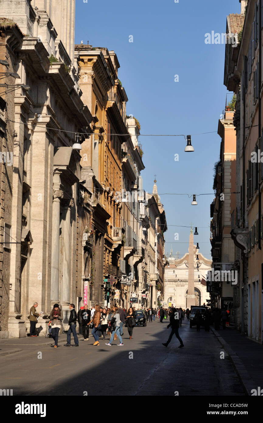 Italien, Rom, Via del Corso Stockfoto