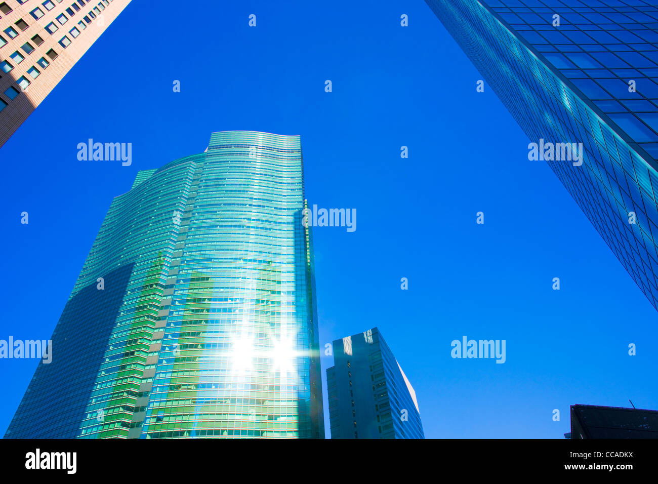 Shiodome Gebäude Stockfoto