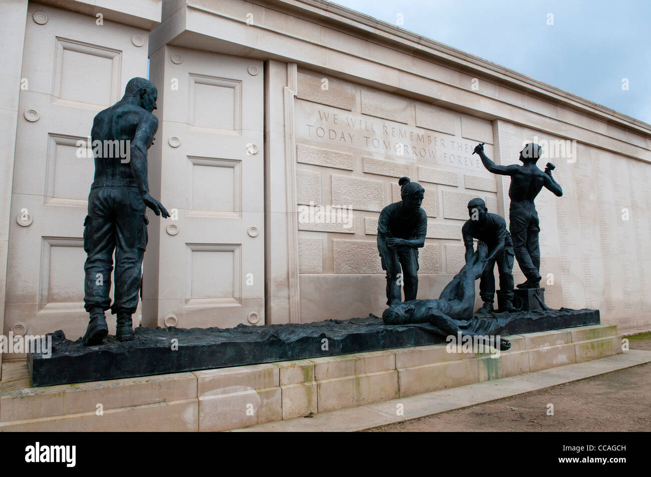 Armed Forces Memorial am National Memorial Arboretum Stockfoto