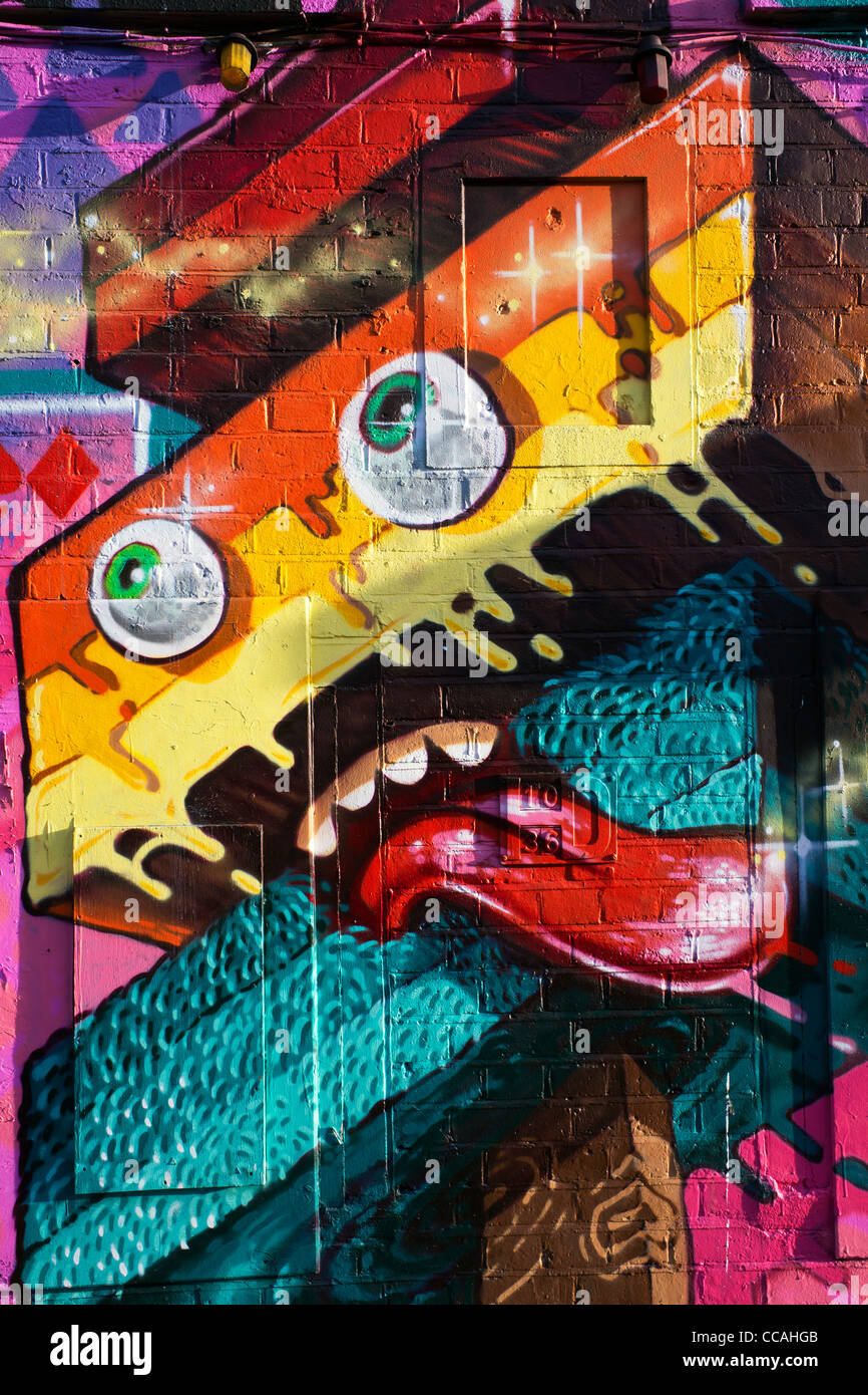Street-Art in London Stockfoto