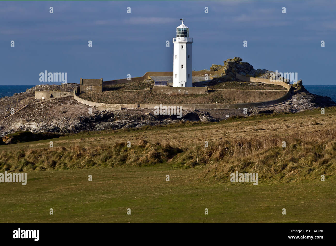 Godrevy Leuchtturm Stockfoto