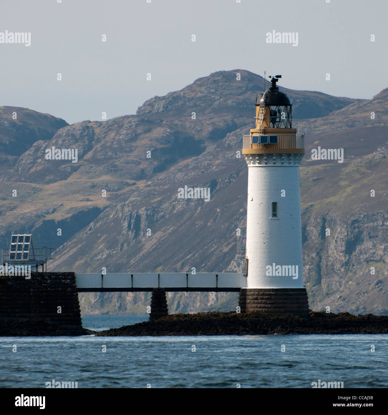 Tobermory Leuchtturm Stockfoto