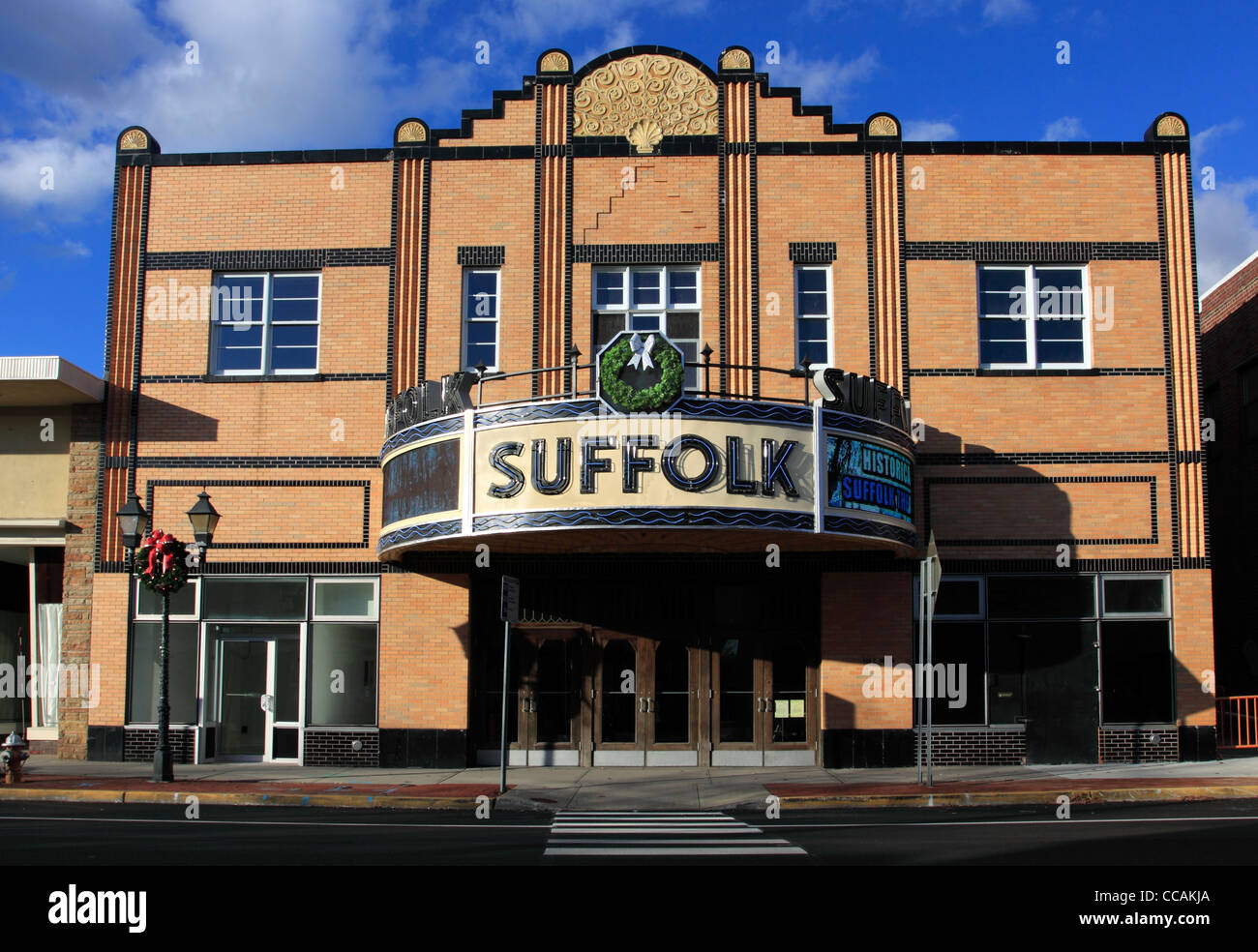 Die historischen Suffolk Theater Riverhead Long Island NY Stockfoto