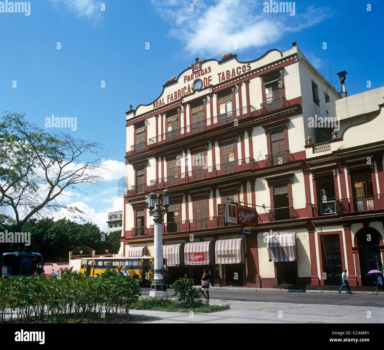 Partagas Zigarre Fabrik Architektur Havanna Kuba Stockfoto