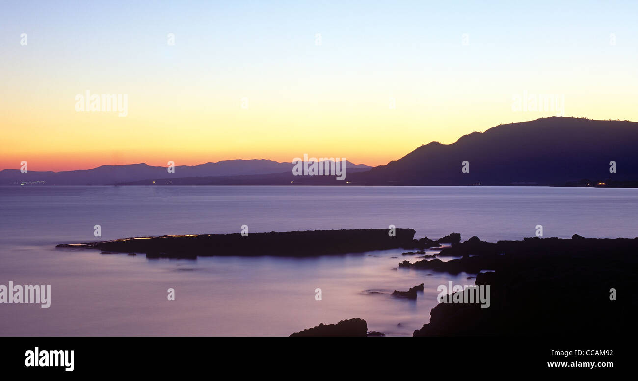 Ägäische Meer Pefcos griechische Inseln Griechenland Stockfoto