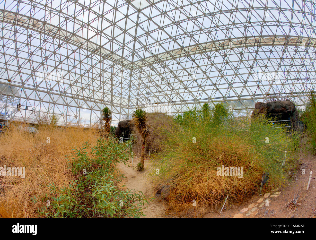 Biosphäre 2 in Arizona Stockfoto