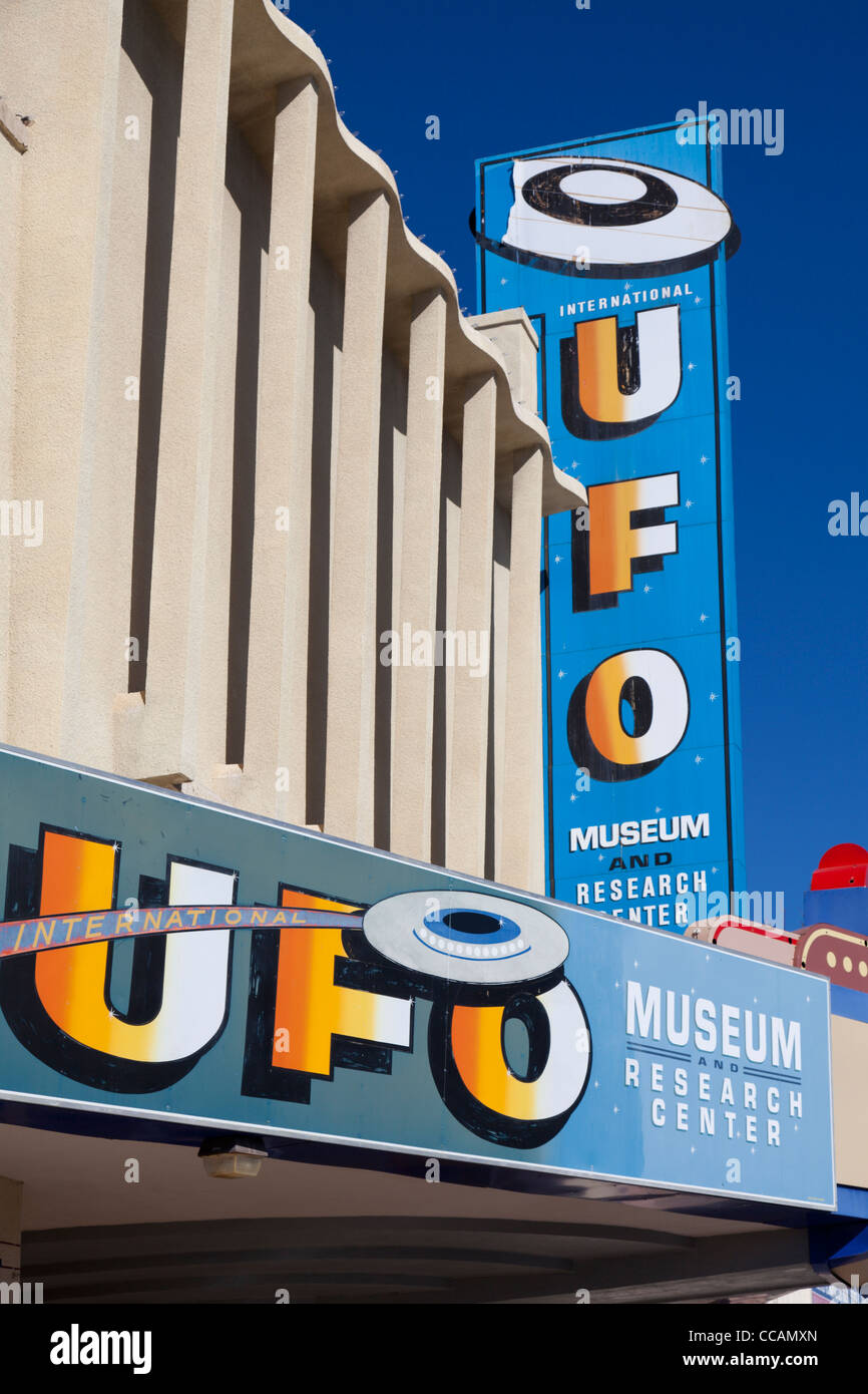 UFO-Museum und Forschungszentrum in Roswell, New Mexico Stockfoto
