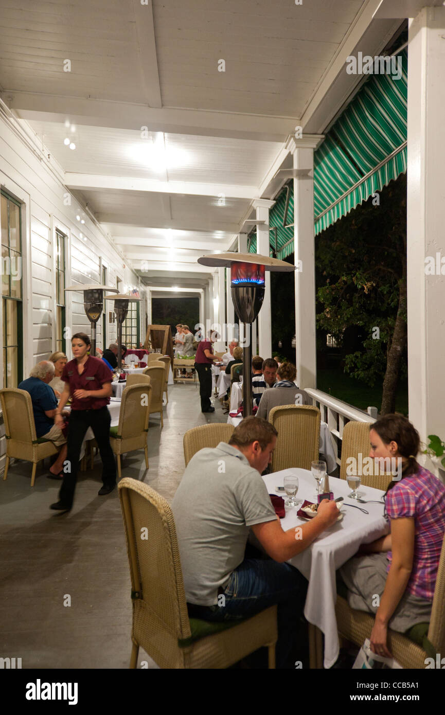 Big Trees Lodge, ehemals das wawona Hotel. Yosemite National Park. Kalifornien. USA Stockfoto