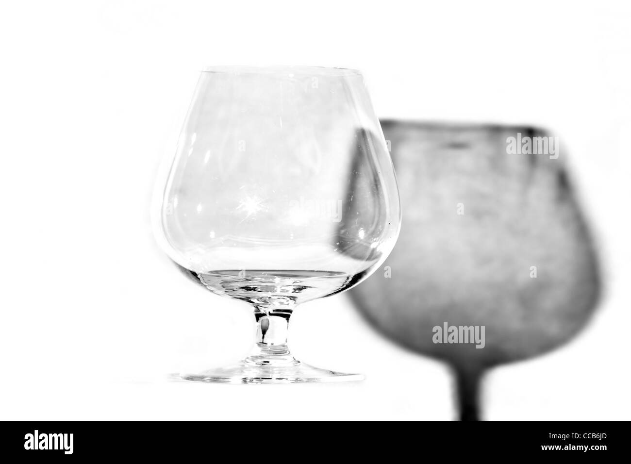 Weinglas - abstrakt Stockfoto