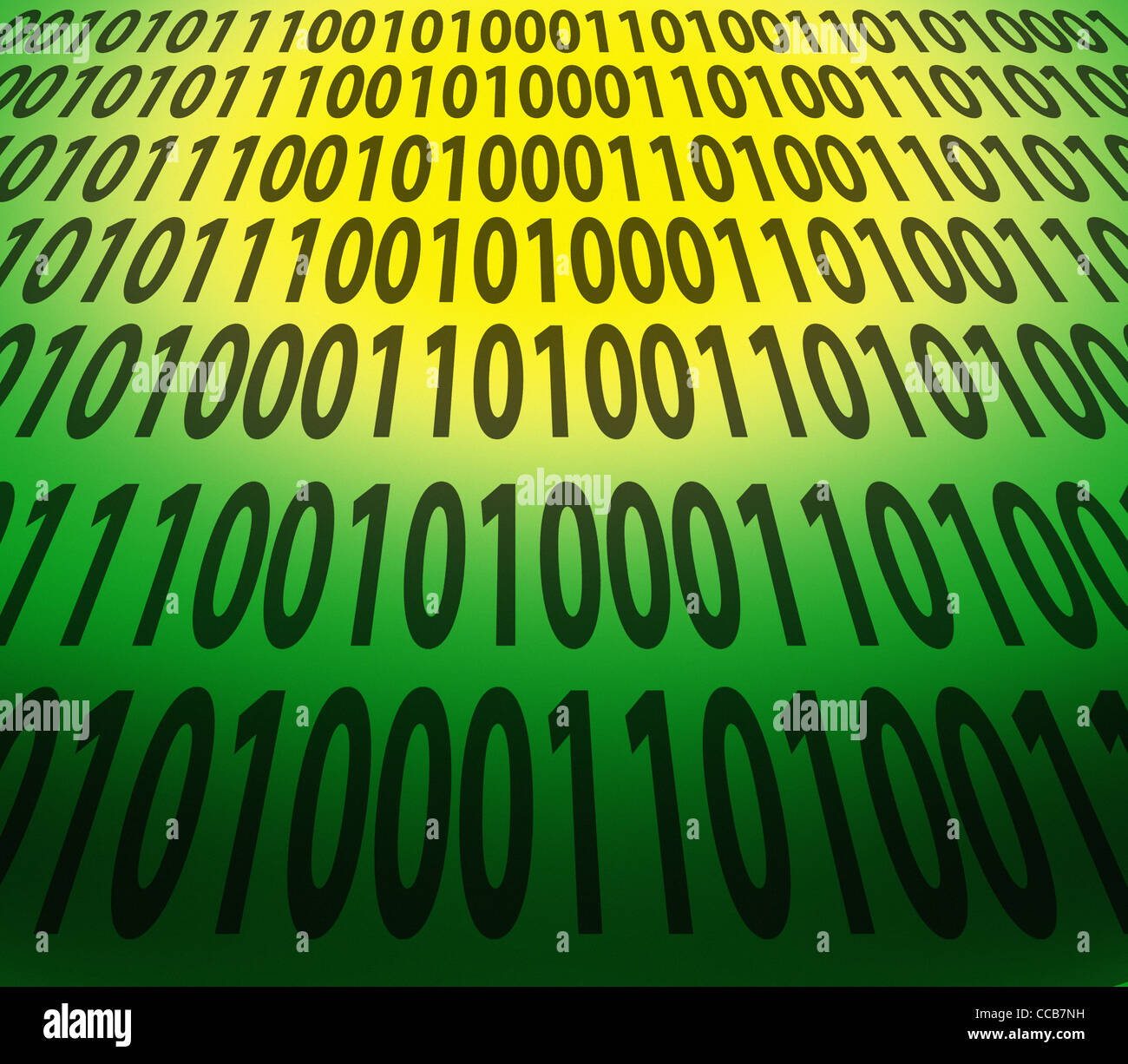 Binäre Daten. Stockfoto