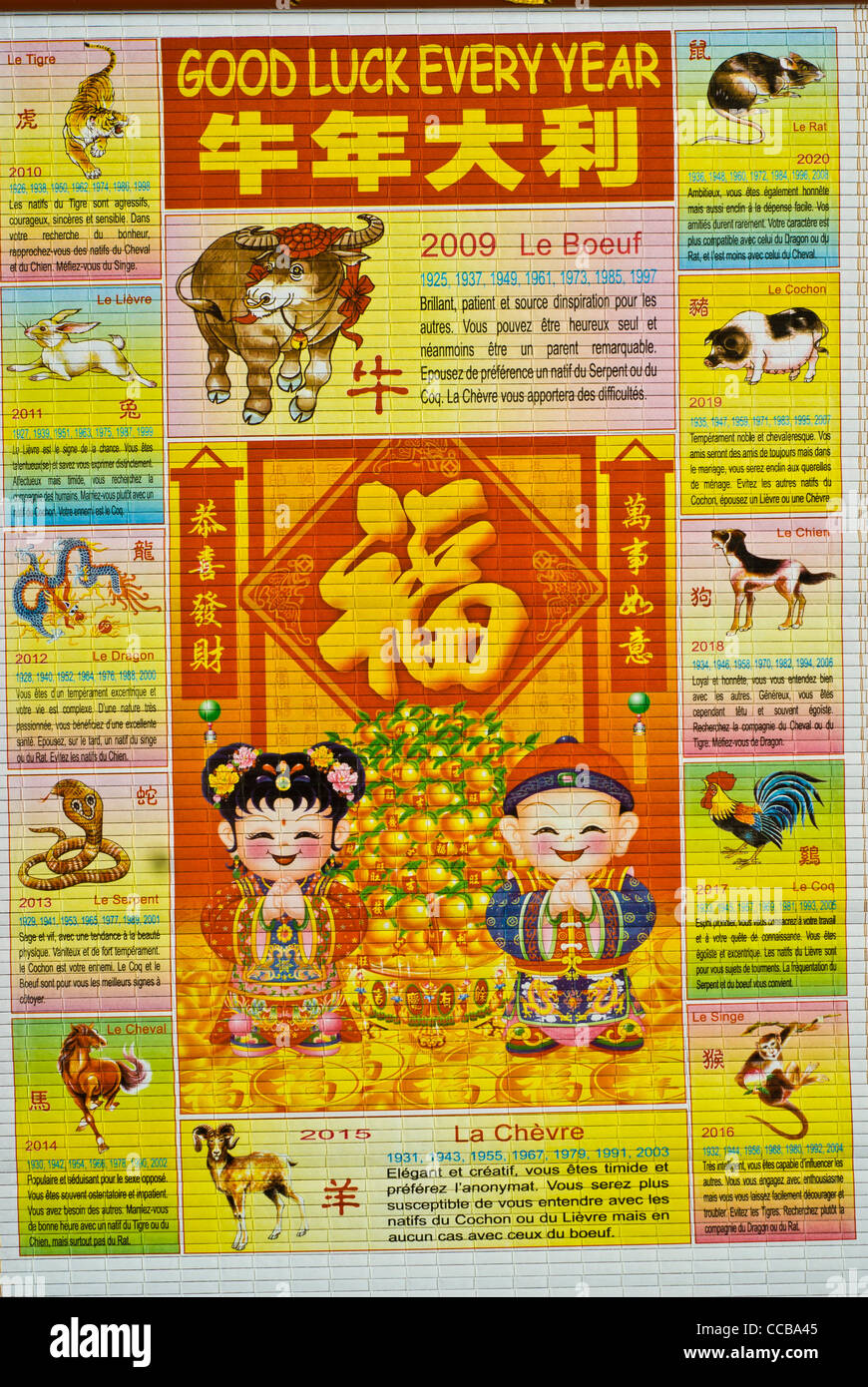 Chinesische Astrologische Kalenderdesignillustrationen, Die Verschiedene Tiersymboljahre 