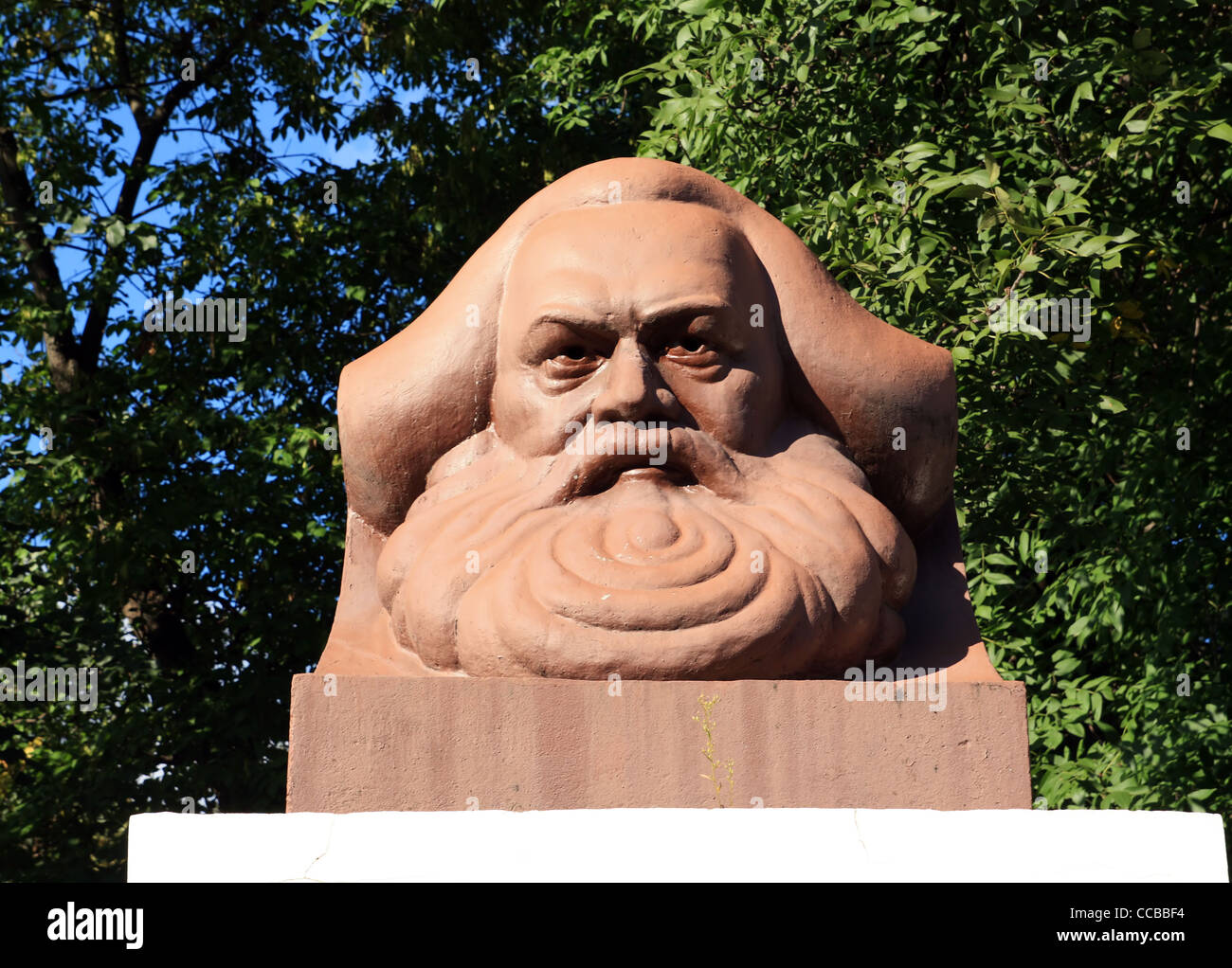 Karl Marx-Denkmal Stockfoto