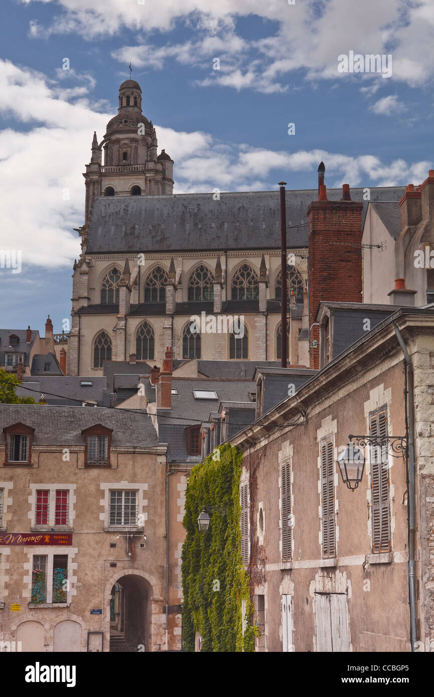Kathedrale von Saint-Louis de Blois, Loir-et-Cher, Centre, Frankreich. Stockfoto