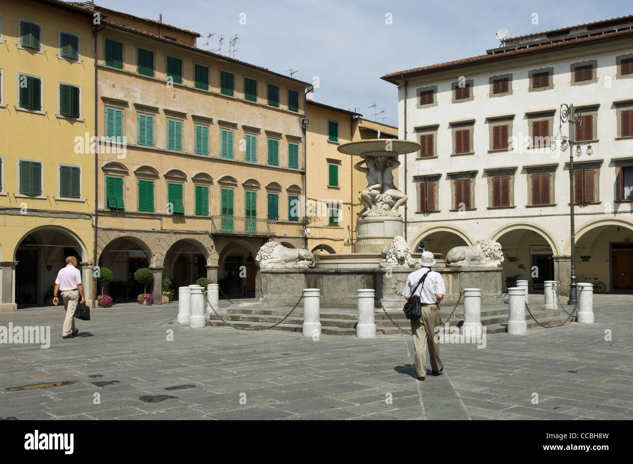 Farinata Degli Uberti quadratisch, Empoli, Italien Stockfoto