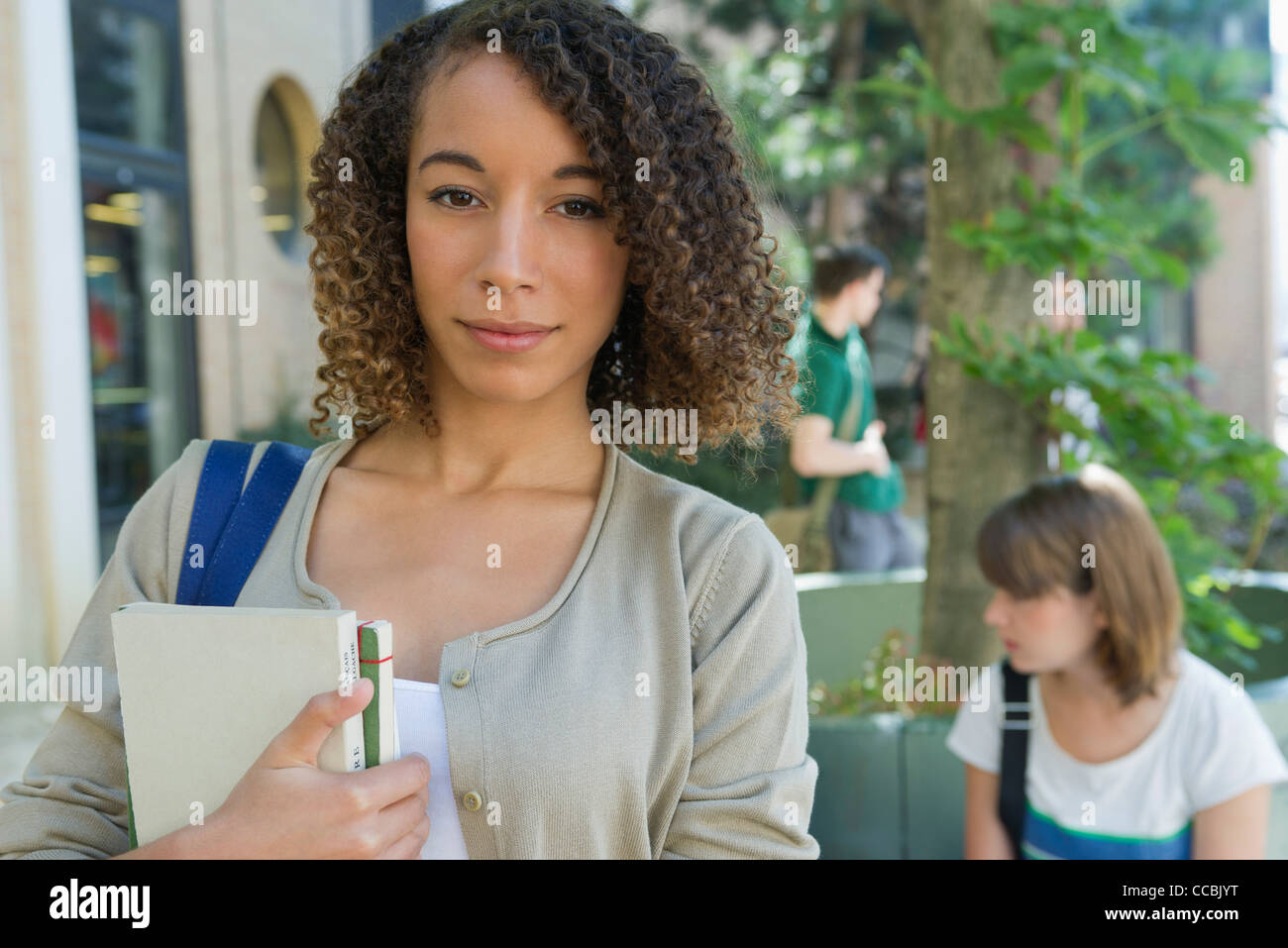 Weibliche College-Student, portrait Stockfoto