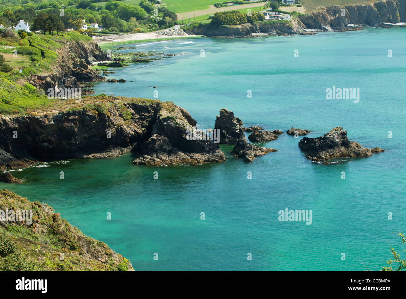 Crozon Halbinsel, FinistÅre, Bretagne, Frankreich Stockfoto