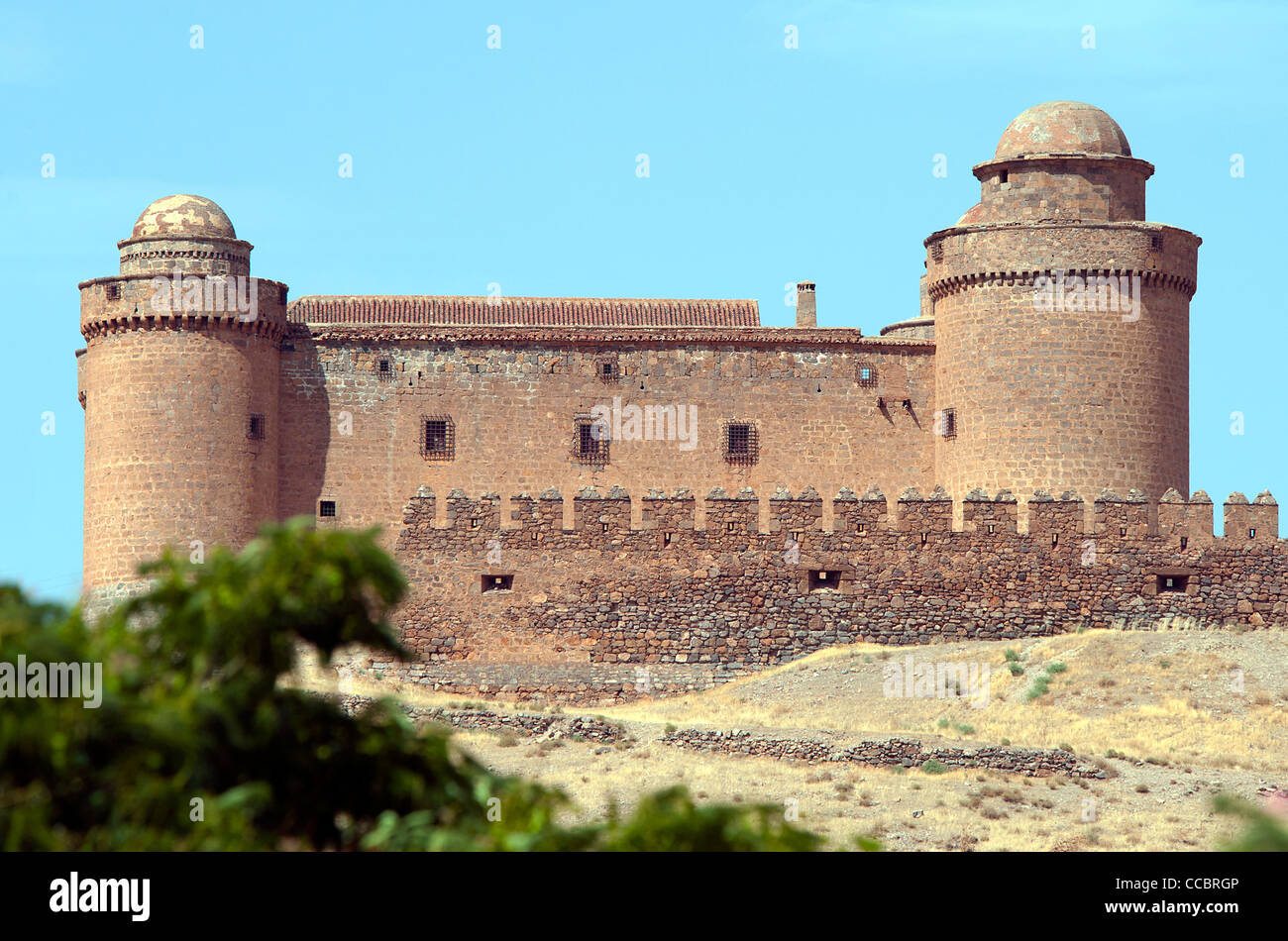 Schloss La Calahorra, Provinz Granada, Andalusien, Spanien Stockfoto