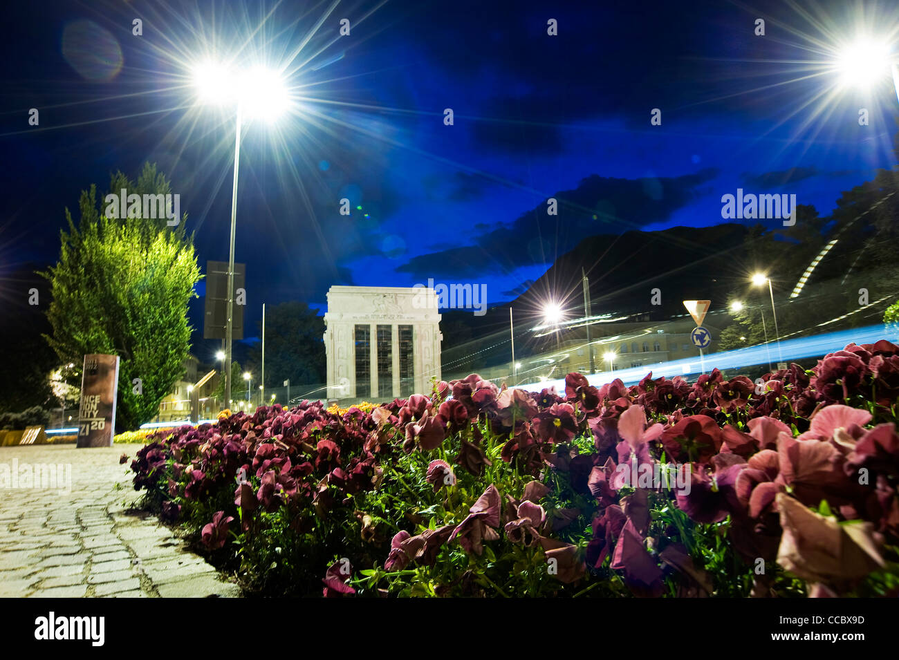 Piazza della Vittoria, Bozen, Italien Stockfoto