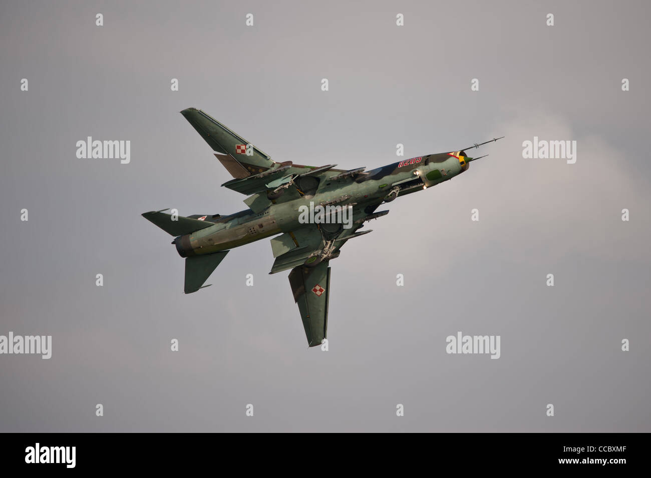 Polnische Su-22 Stockfoto