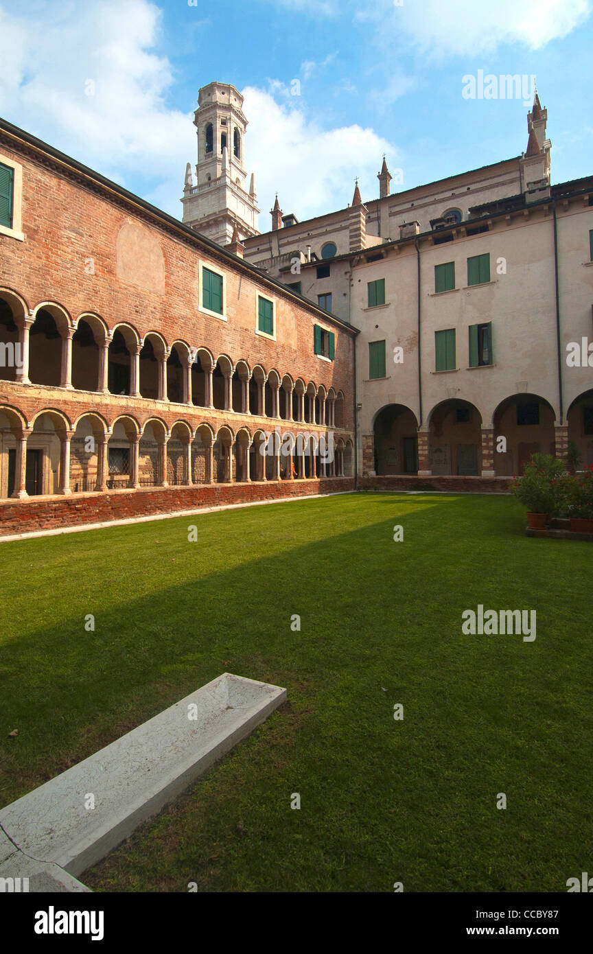 Kanonische Museum, Verona, Veneto, Italien Stockfoto