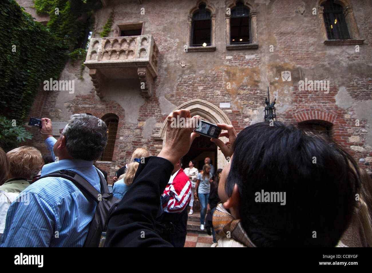 Giulietta Haus, Verona, Veneto, Italien. Stockfoto