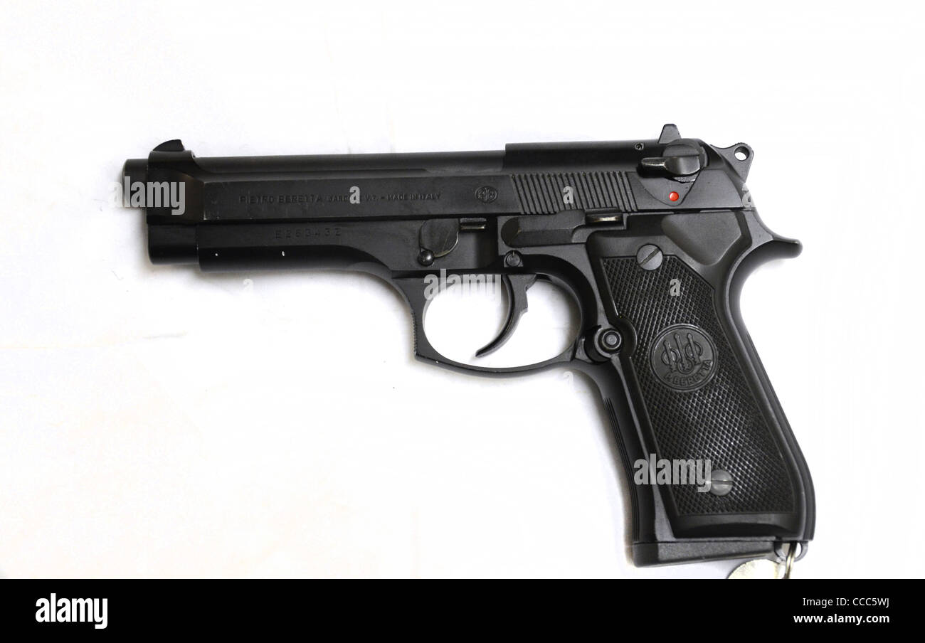 Berettar 9mm Modell 92 FS double-Action 16 Runde verwendet durch die US-A Stockfoto