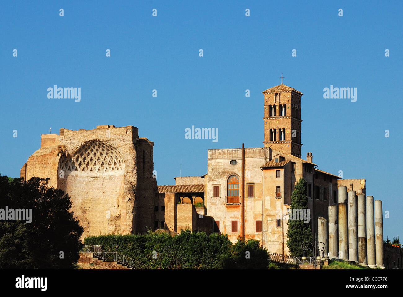 Italia Roma Santa Francesca Romana Stockfoto