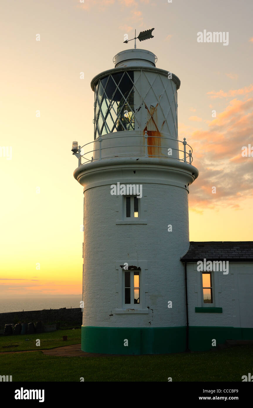 St Bees Head Lighthouse, Cumbria Stockfoto