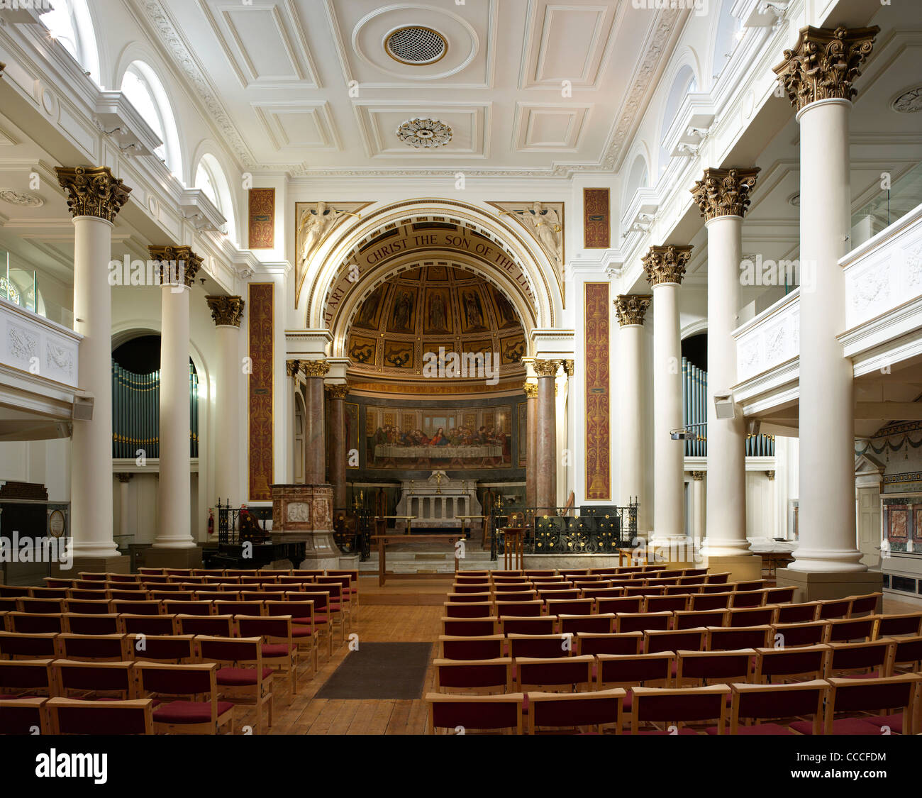 St Peter'' S Notting Hill ist ein viktorianisches anglikanische Kirche In Kensington Park Road, Notting Hill, London. Entworfen der Stockfoto