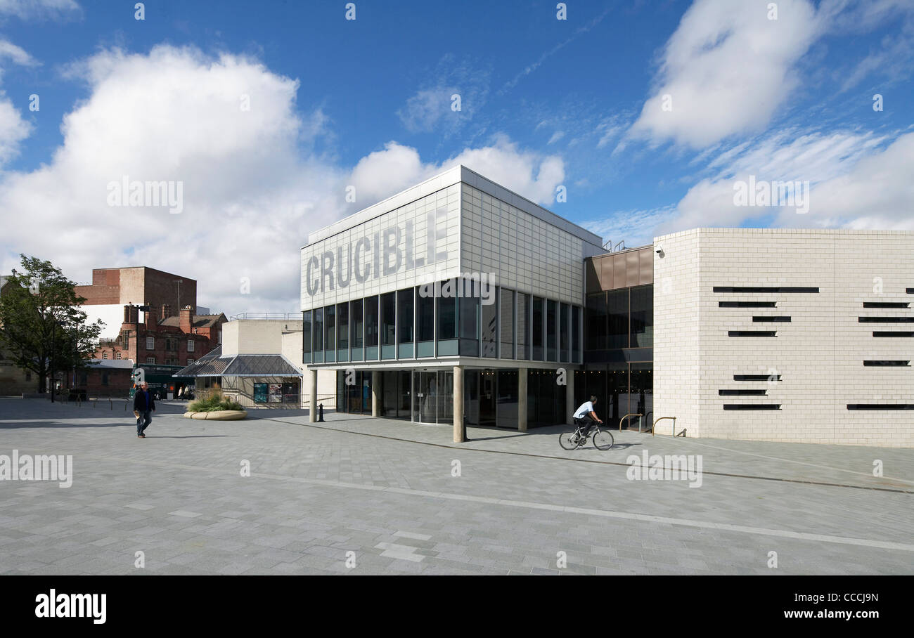 Crucible Theatre in Sheffield, Vereinigtes Königreich, 2010 Stockfoto