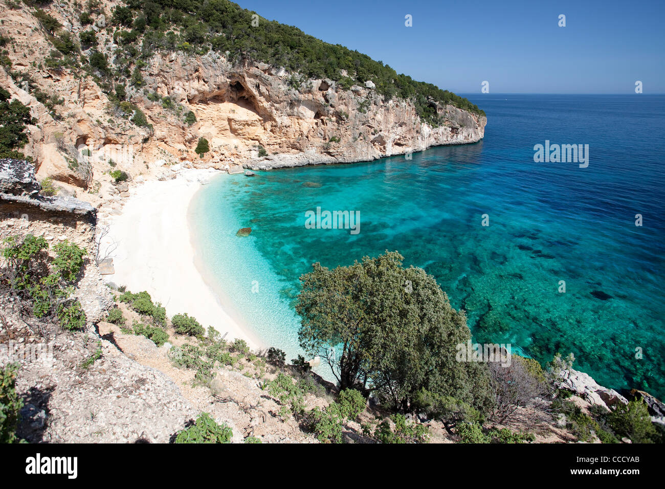 Cala Biriola. Golfo di Orosei, Baunei (OG), Sardinien, Italien, Europa Stockfoto