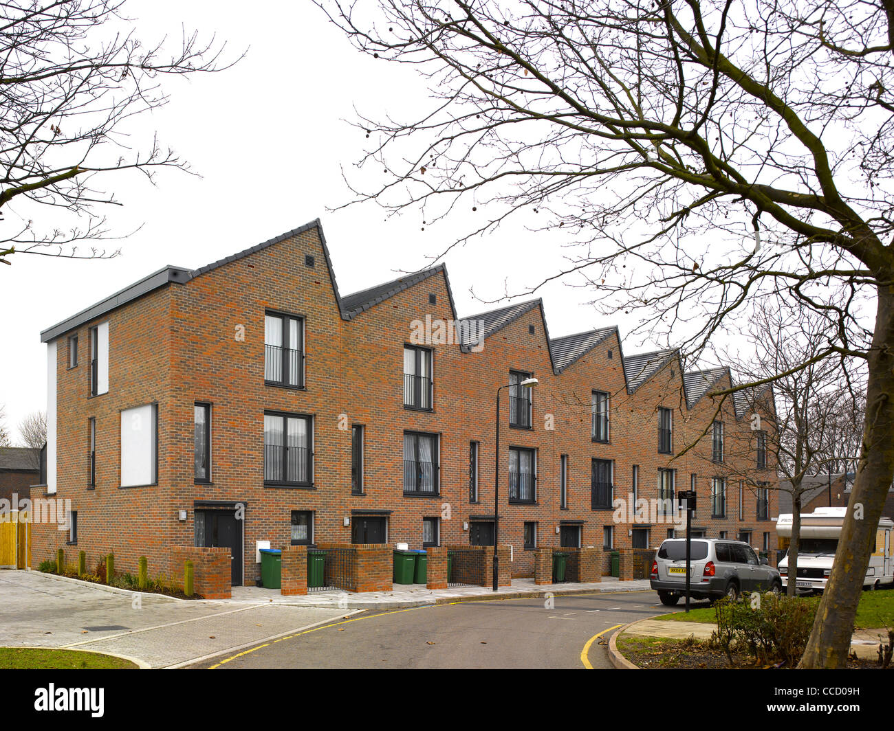 Sozialer Wohnungsbau, London, Vereinigtes Königreich, 2010 Stockfoto
