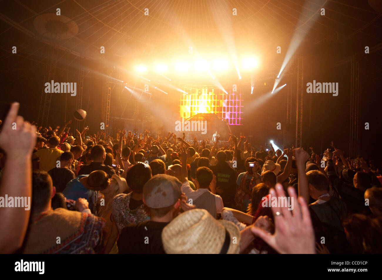 Creamfields Festival, Daresbury, Cheshire, England, Vereinigtes Königreich Stockfoto