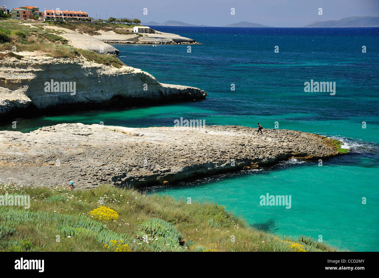 Porto Torres Küste, Sardinien, Italien, Europa Stockfoto