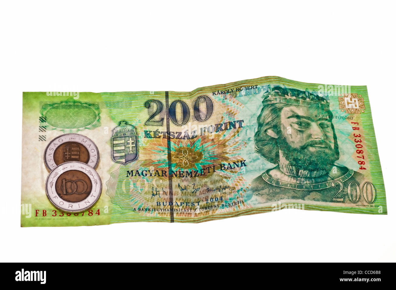 Währung in Ungarn Stockfoto