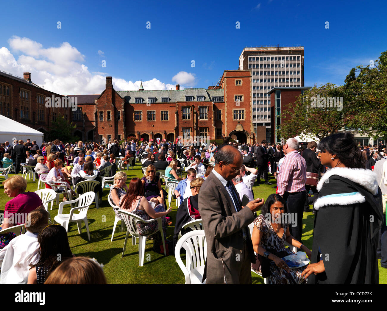 Königin Universität Promotionen, Belfast, Nordirland Stockfoto