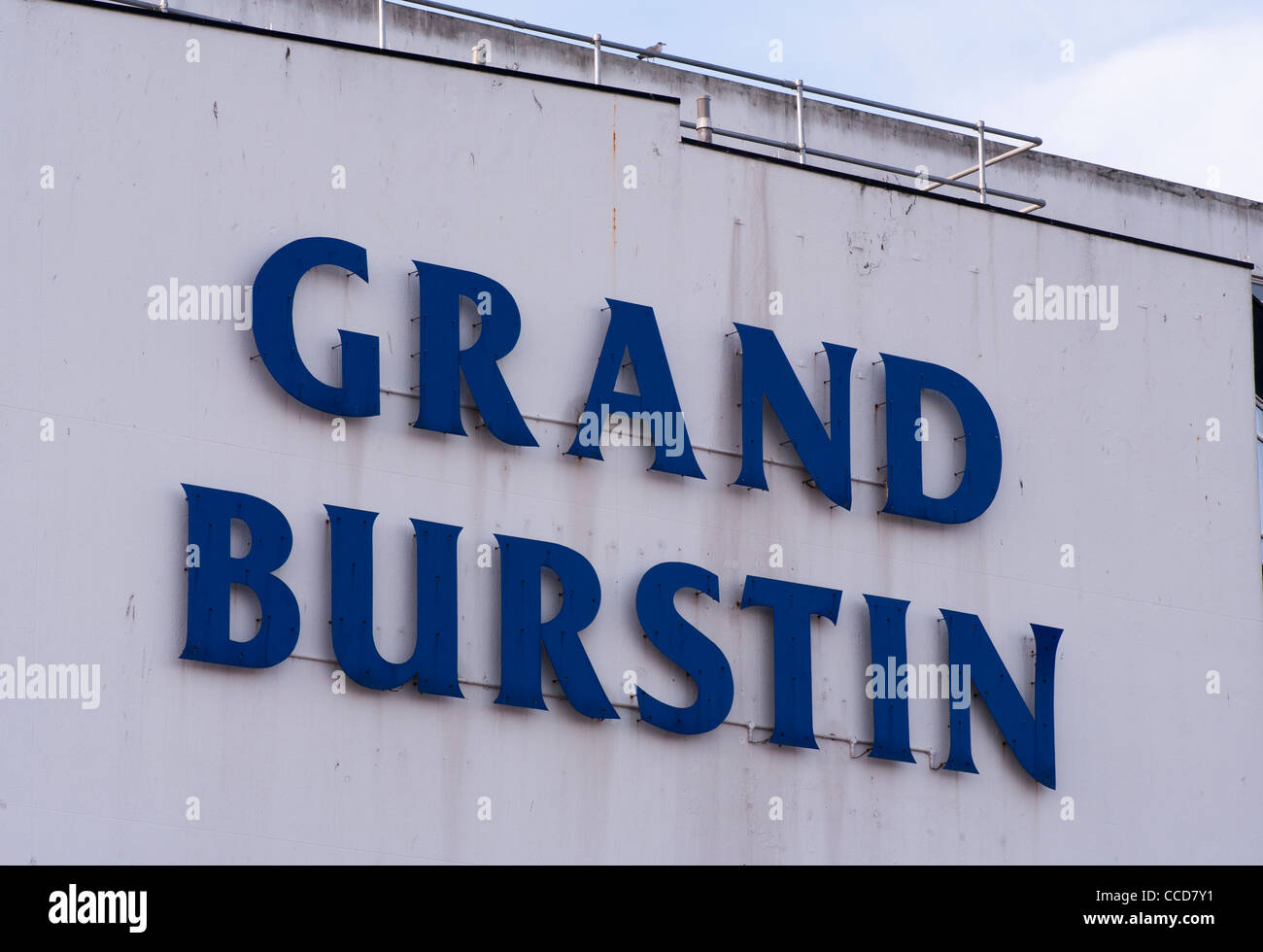 Das Grand Burstin Hotel Folkestone UK Teil des Arbeitskreises Britannia Hotels Stockfoto