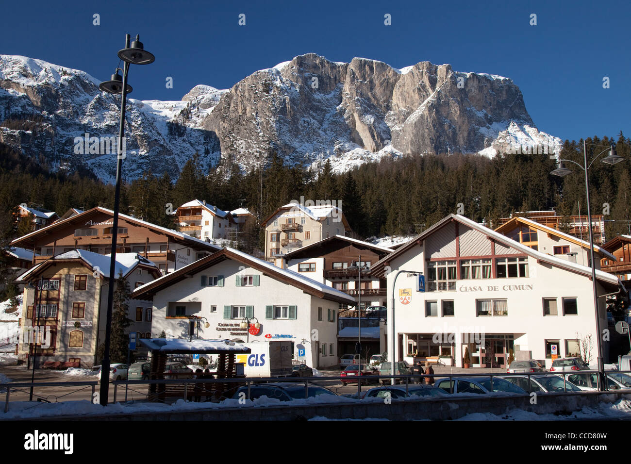 Petratsches, Alta Badia, Gader Tal, Badia Abtei, Dolomiten, Südtirol, Italien Stockfoto
