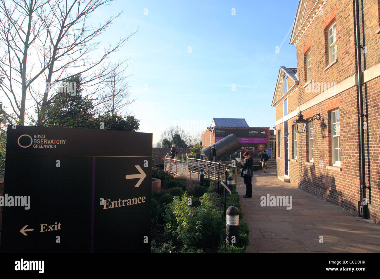 Vereinigtes Königreich South London Greenwich Observatorium Flamsteed house Stockfoto